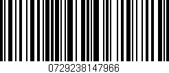 Código de barras (EAN, GTIN, SKU, ISBN): '0729238147966'