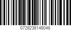 Código de barras (EAN, GTIN, SKU, ISBN): '0729238148048'