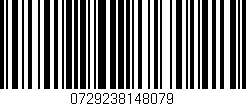 Código de barras (EAN, GTIN, SKU, ISBN): '0729238148079'