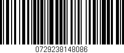 Código de barras (EAN, GTIN, SKU, ISBN): '0729238148086'