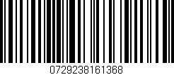 Código de barras (EAN, GTIN, SKU, ISBN): '0729238161368'