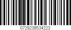Código de barras (EAN, GTIN, SKU, ISBN): '0729238534223'