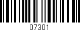 Código de barras (EAN, GTIN, SKU, ISBN): '07301'