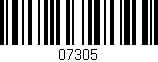 Código de barras (EAN, GTIN, SKU, ISBN): '07305'