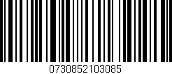 Código de barras (EAN, GTIN, SKU, ISBN): '0730852103085'