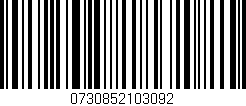 Código de barras (EAN, GTIN, SKU, ISBN): '0730852103092'