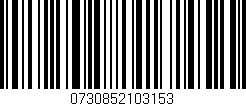 Código de barras (EAN, GTIN, SKU, ISBN): '0730852103153'