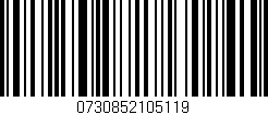Código de barras (EAN, GTIN, SKU, ISBN): '0730852105119'