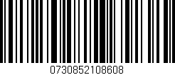 Código de barras (EAN, GTIN, SKU, ISBN): '0730852108608'