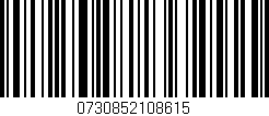 Código de barras (EAN, GTIN, SKU, ISBN): '0730852108615'