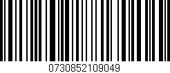 Código de barras (EAN, GTIN, SKU, ISBN): '0730852109049'