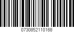 Código de barras (EAN, GTIN, SKU, ISBN): '0730852110168'
