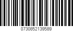 Código de barras (EAN, GTIN, SKU, ISBN): '0730852139589'
