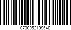Código de barras (EAN, GTIN, SKU, ISBN): '0730852139640'