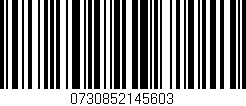 Código de barras (EAN, GTIN, SKU, ISBN): '0730852145603'