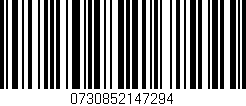 Código de barras (EAN, GTIN, SKU, ISBN): '0730852147294'