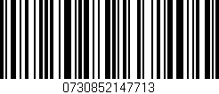 Código de barras (EAN, GTIN, SKU, ISBN): '0730852147713'