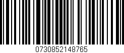 Código de barras (EAN, GTIN, SKU, ISBN): '0730852148765'