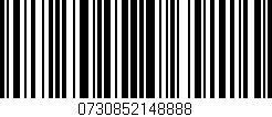 Código de barras (EAN, GTIN, SKU, ISBN): '0730852148888'