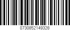 Código de barras (EAN, GTIN, SKU, ISBN): '0730852149328'