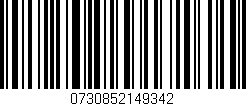 Código de barras (EAN, GTIN, SKU, ISBN): '0730852149342'