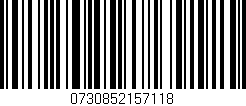 Código de barras (EAN, GTIN, SKU, ISBN): '0730852157118'