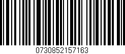 Código de barras (EAN, GTIN, SKU, ISBN): '0730852157163'