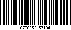 Código de barras (EAN, GTIN, SKU, ISBN): '0730852157194'