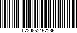 Código de barras (EAN, GTIN, SKU, ISBN): '0730852157286'