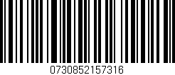 Código de barras (EAN, GTIN, SKU, ISBN): '0730852157316'