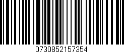 Código de barras (EAN, GTIN, SKU, ISBN): '0730852157354'