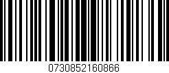 Código de barras (EAN, GTIN, SKU, ISBN): '0730852160866'