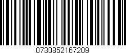 Código de barras (EAN, GTIN, SKU, ISBN): '0730852167209'