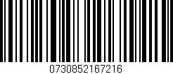 Código de barras (EAN, GTIN, SKU, ISBN): '0730852167216'