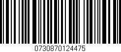 Código de barras (EAN, GTIN, SKU, ISBN): '0730870124475'