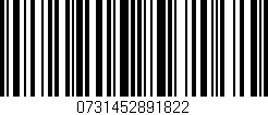 Código de barras (EAN, GTIN, SKU, ISBN): '0731452891822'