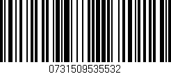 Código de barras (EAN, GTIN, SKU, ISBN): '0731509535532'