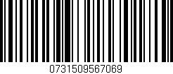 Código de barras (EAN, GTIN, SKU, ISBN): '0731509567069'
