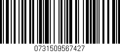 Código de barras (EAN, GTIN, SKU, ISBN): '0731509567427'