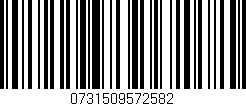 Código de barras (EAN, GTIN, SKU, ISBN): '0731509572582'