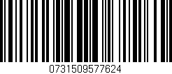 Código de barras (EAN, GTIN, SKU, ISBN): '0731509577624'