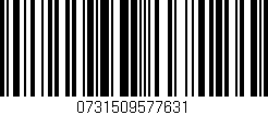 Código de barras (EAN, GTIN, SKU, ISBN): '0731509577631'