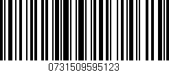 Código de barras (EAN, GTIN, SKU, ISBN): '0731509595123'