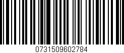 Código de barras (EAN, GTIN, SKU, ISBN): '0731509602784'