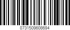 Código de barras (EAN, GTIN, SKU, ISBN): '0731509608694'