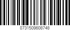 Código de barras (EAN, GTIN, SKU, ISBN): '0731509608748'