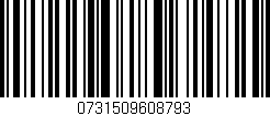 Código de barras (EAN, GTIN, SKU, ISBN): '0731509608793'