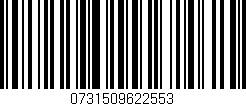 Código de barras (EAN, GTIN, SKU, ISBN): '0731509622553'