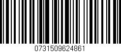 Código de barras (EAN, GTIN, SKU, ISBN): '0731509624861'