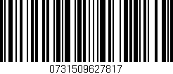 Código de barras (EAN, GTIN, SKU, ISBN): '0731509627817'
